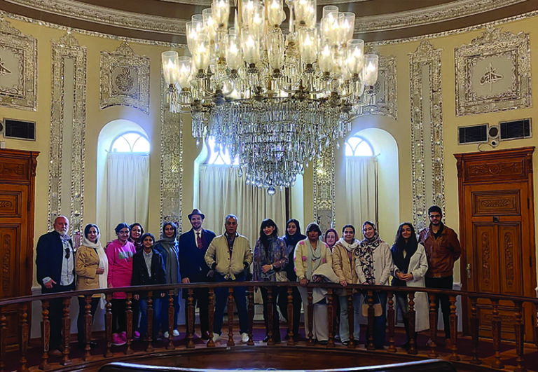 بازدید از موزه آبگینه تهران به زبان ایتالیایی